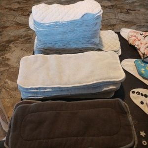 Used cloth diaper lot-minor staining